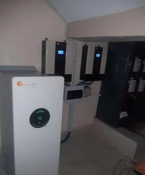 Hybrid inverter and battery equipment at Hilton Gardens and Hotel