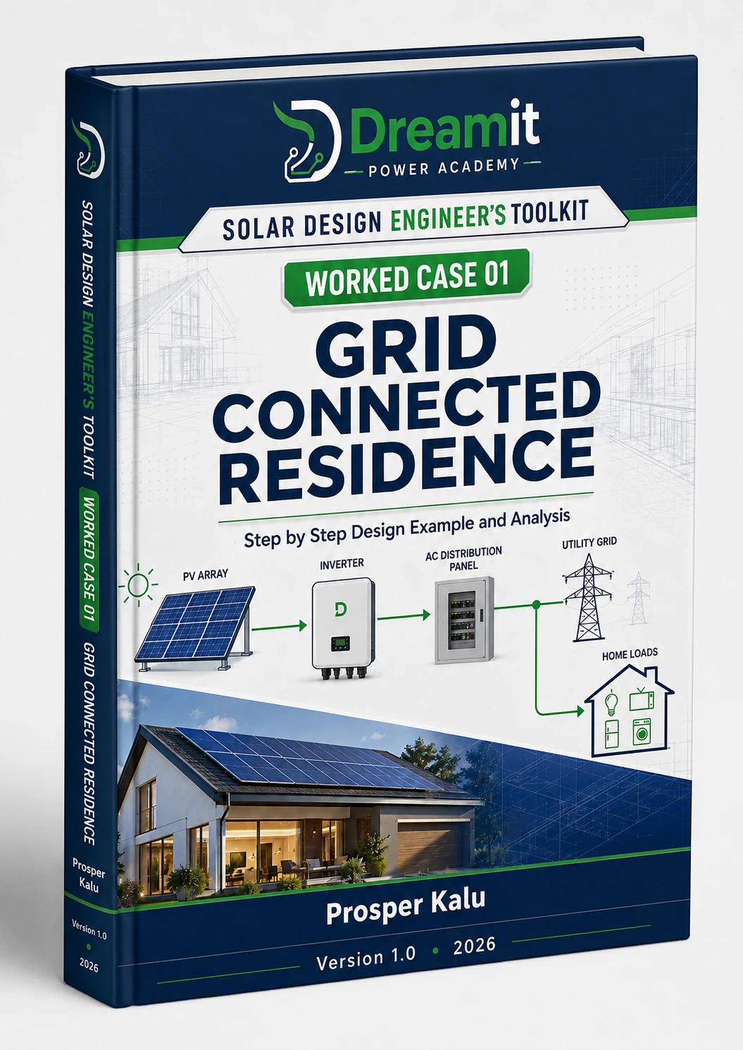 Grid connected residential worked design case